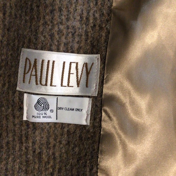 VINTAGE Marled Stripe Wool Coat EUC - Picture 10 of 10